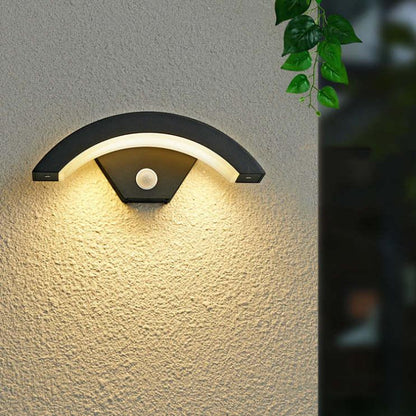 Nordic Motion Sensor Metal Led Outdoor Wall Light Waterproof
