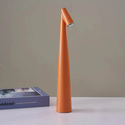 Nordic Minimalist Aluminium LED Table Lamp – Cordless Dimmable Touch