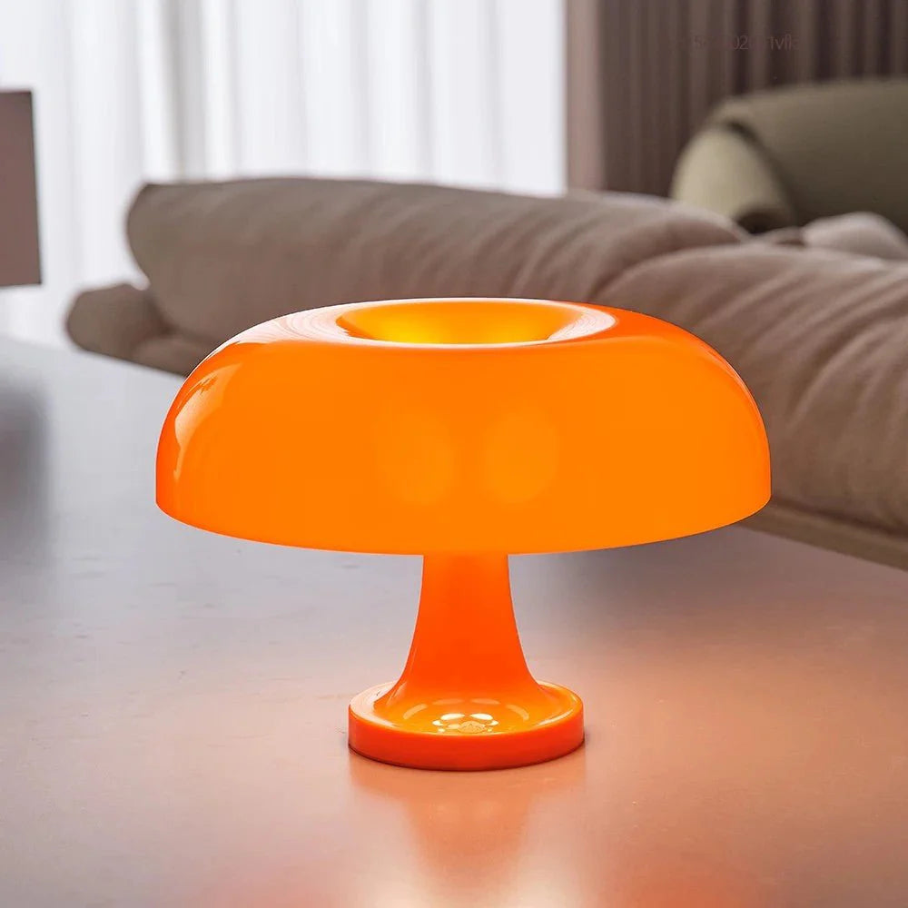Nordic Mushroom Table Lamp – LED Rechargeable – Desk & Bedroom