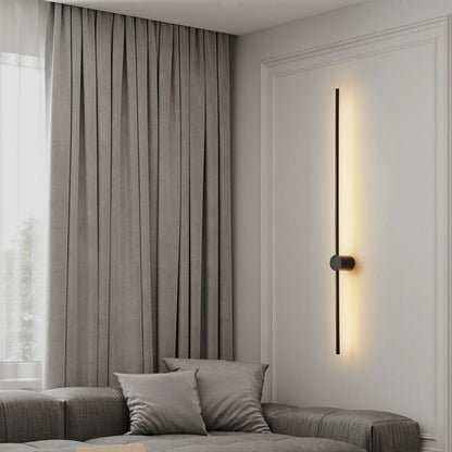 Modern Slim Minimalist Linear Indoor Wall Light Fixture