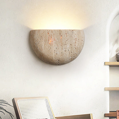 Japandi Wabi Sabi Minimalist Natural Stone Wall Light