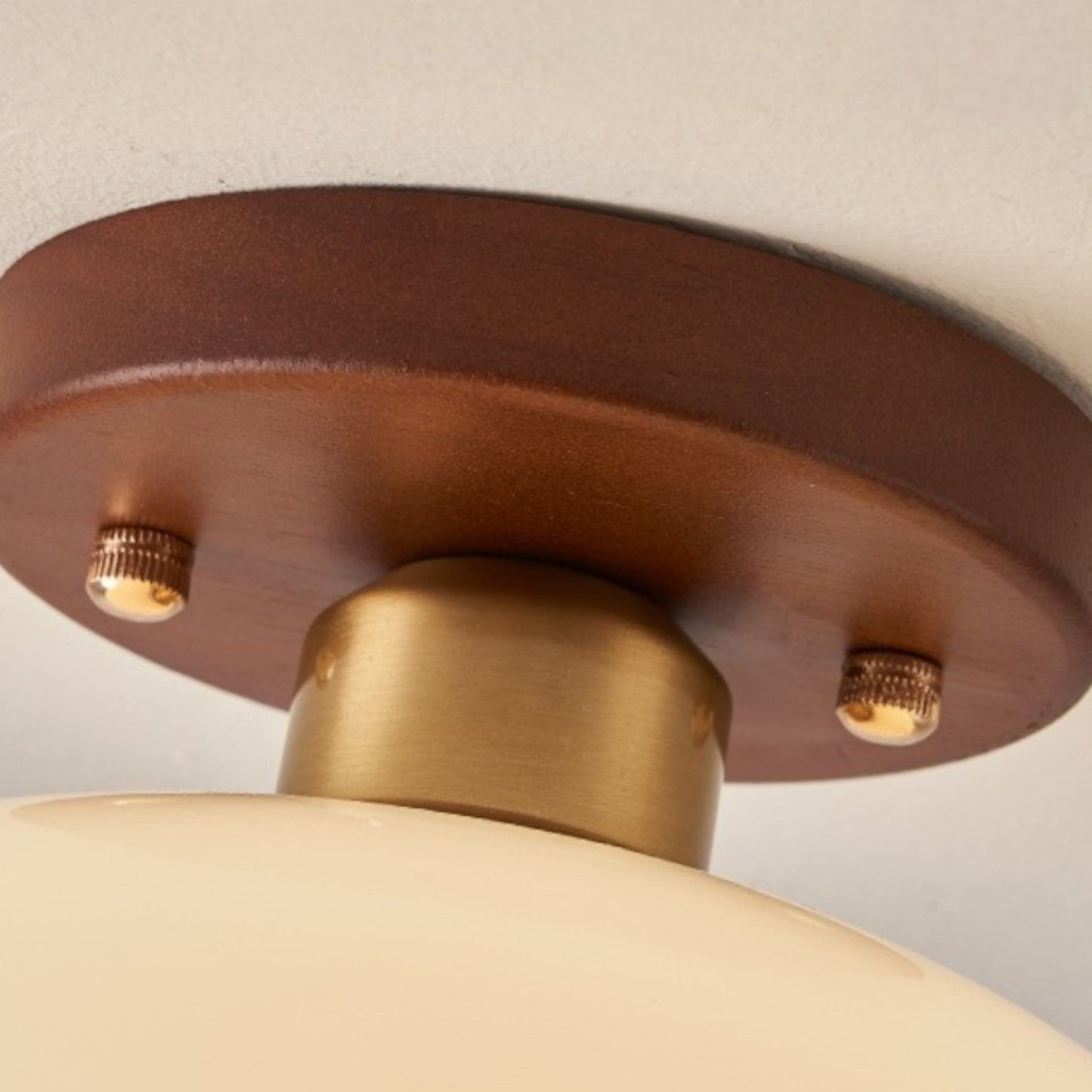 Bauhaus Cream Ceiling Light Modern Design