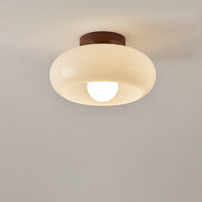 Bauhaus Cream Ceiling Light Modern Design