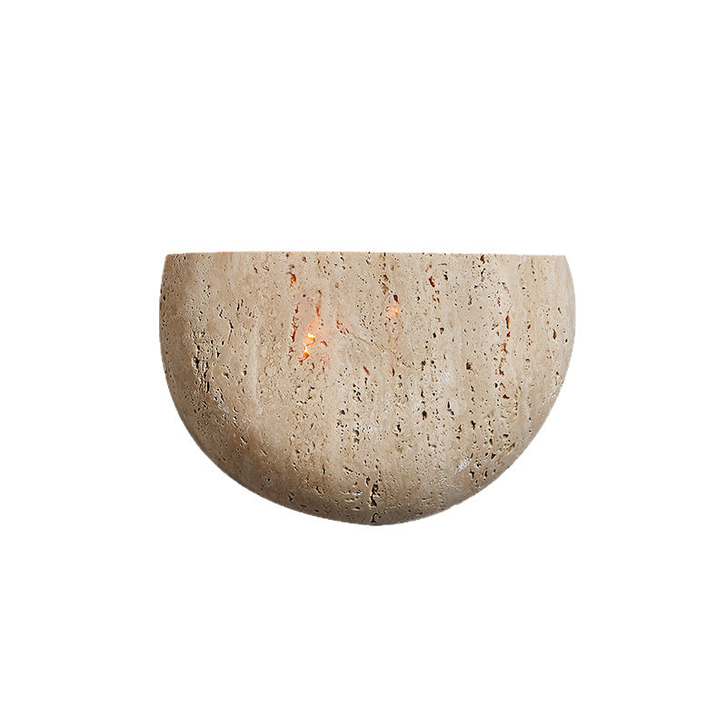 Japandi Wabi Sabi Minimalist Natural Stone Wall Light