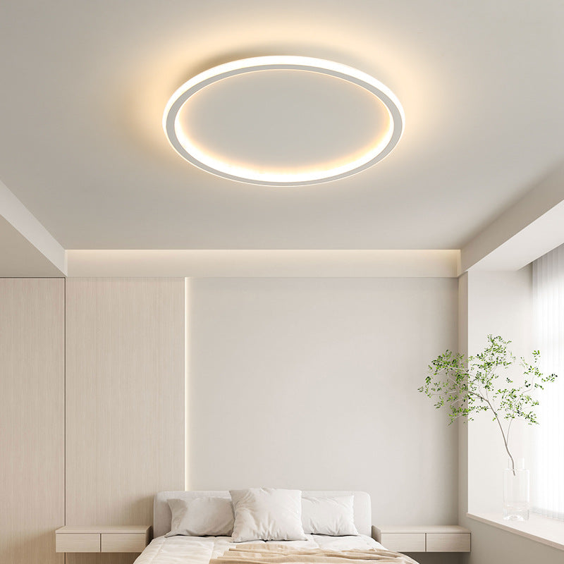 Round Scandi Aluminium Ceiling Light – LED