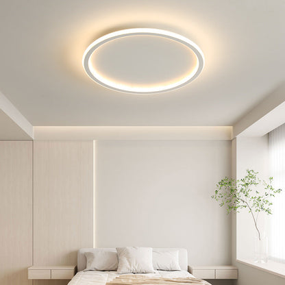 Round Scandi Aluminium Ceiling Light – LED