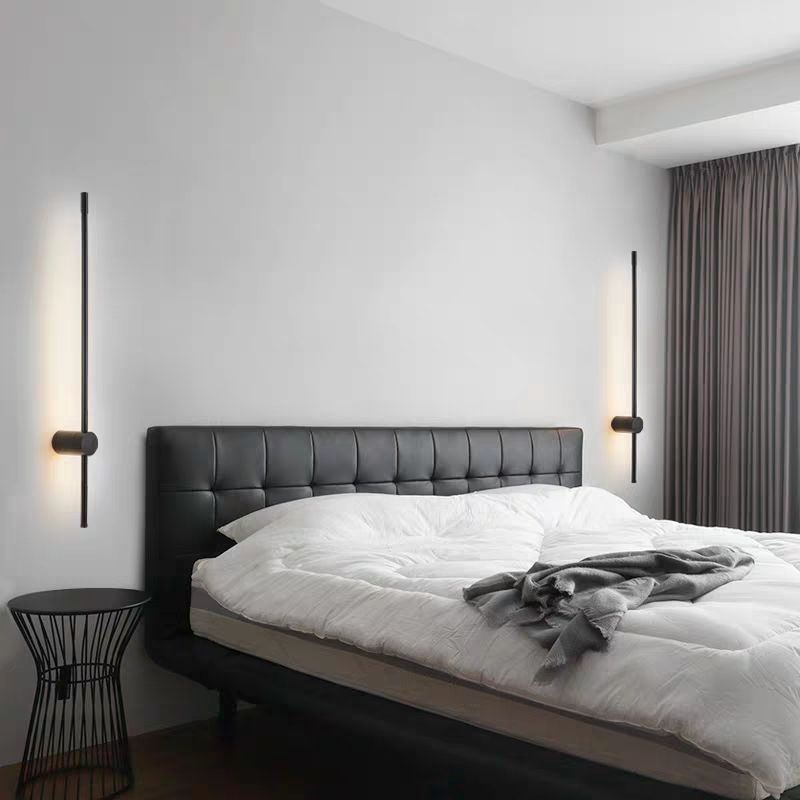 Modern Slim Minimalist Linear Indoor Wall Light Fixture