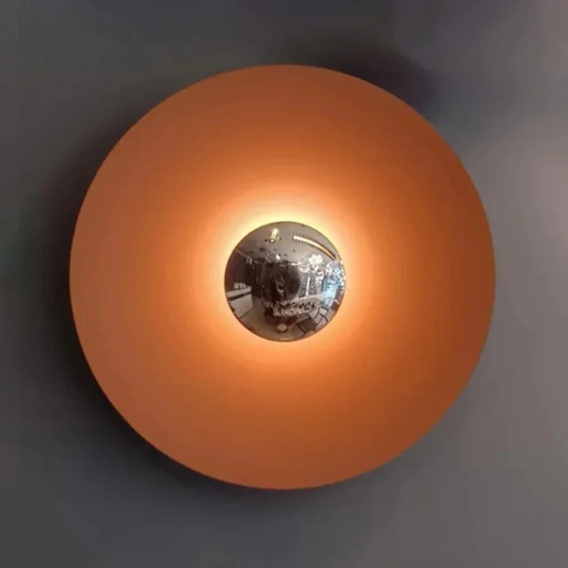 Nordic Modern Wavy Glass Led Wall Lamp Sconce