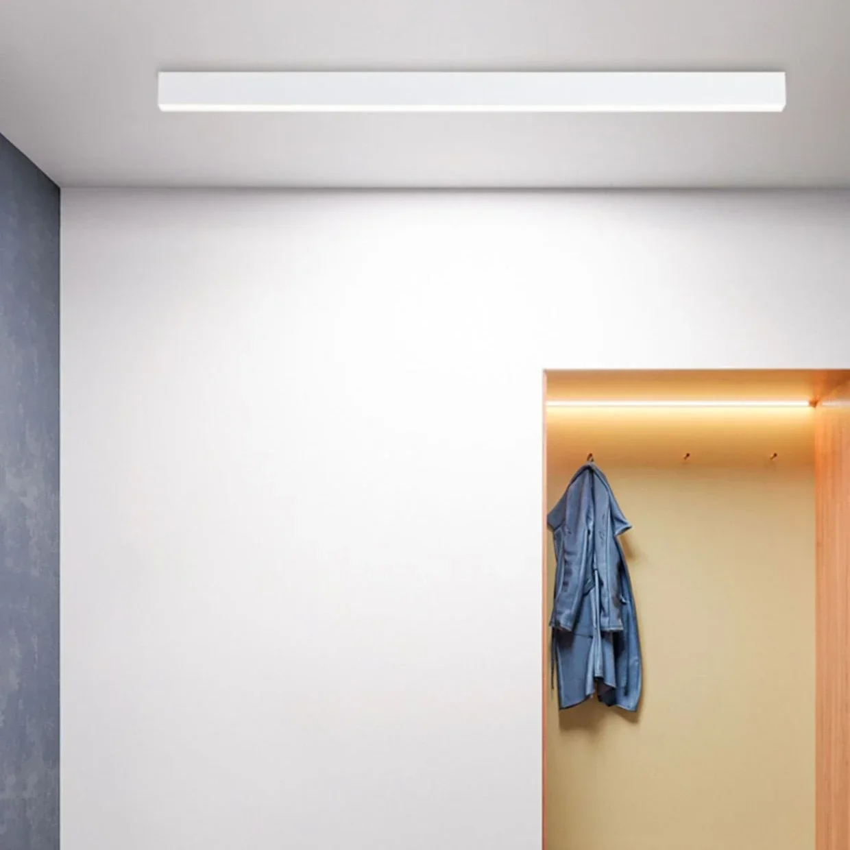 Modern Outdoor Waterproof LED Flush Mount Ceiling Light Black or White