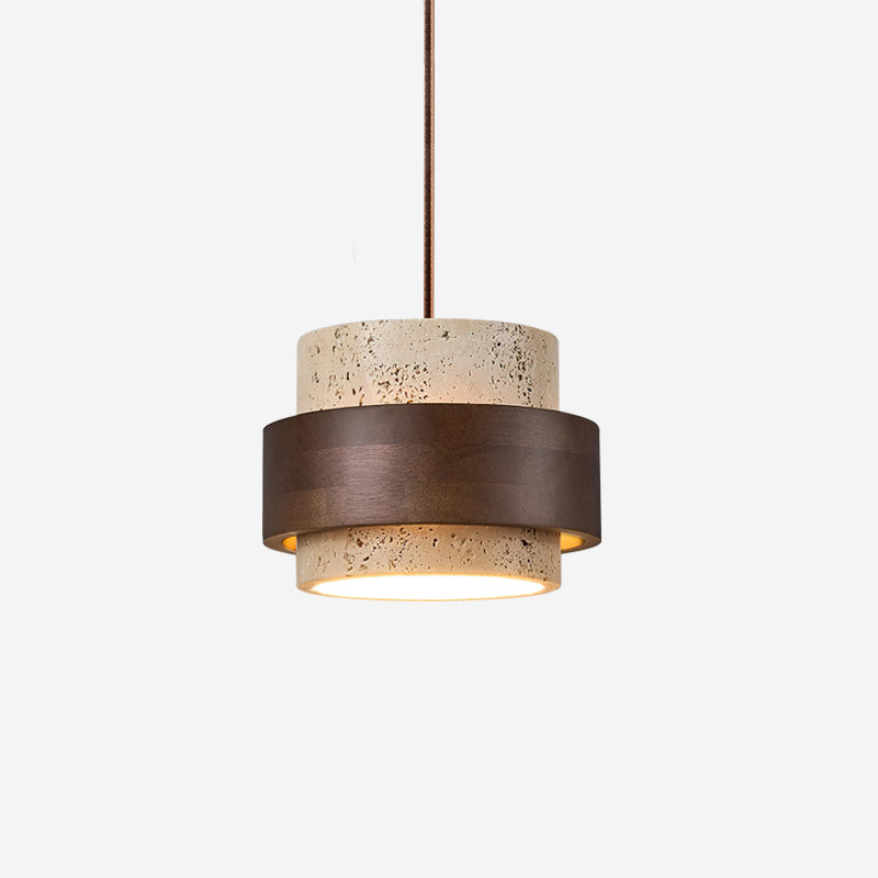 Wabi Sabi Style Stone Pendant Light