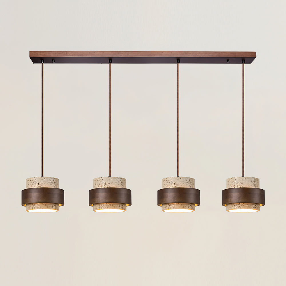 Wabi Sabi Style Stone Pendant Light