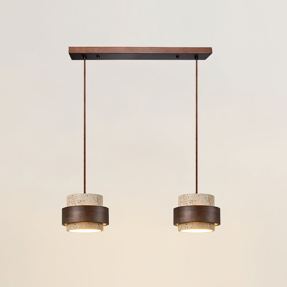 Wabi Sabi Style Stone Pendant Light