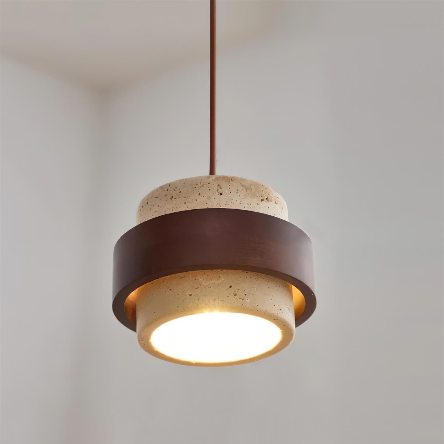Wabi Sabi Style Stone Pendant Light