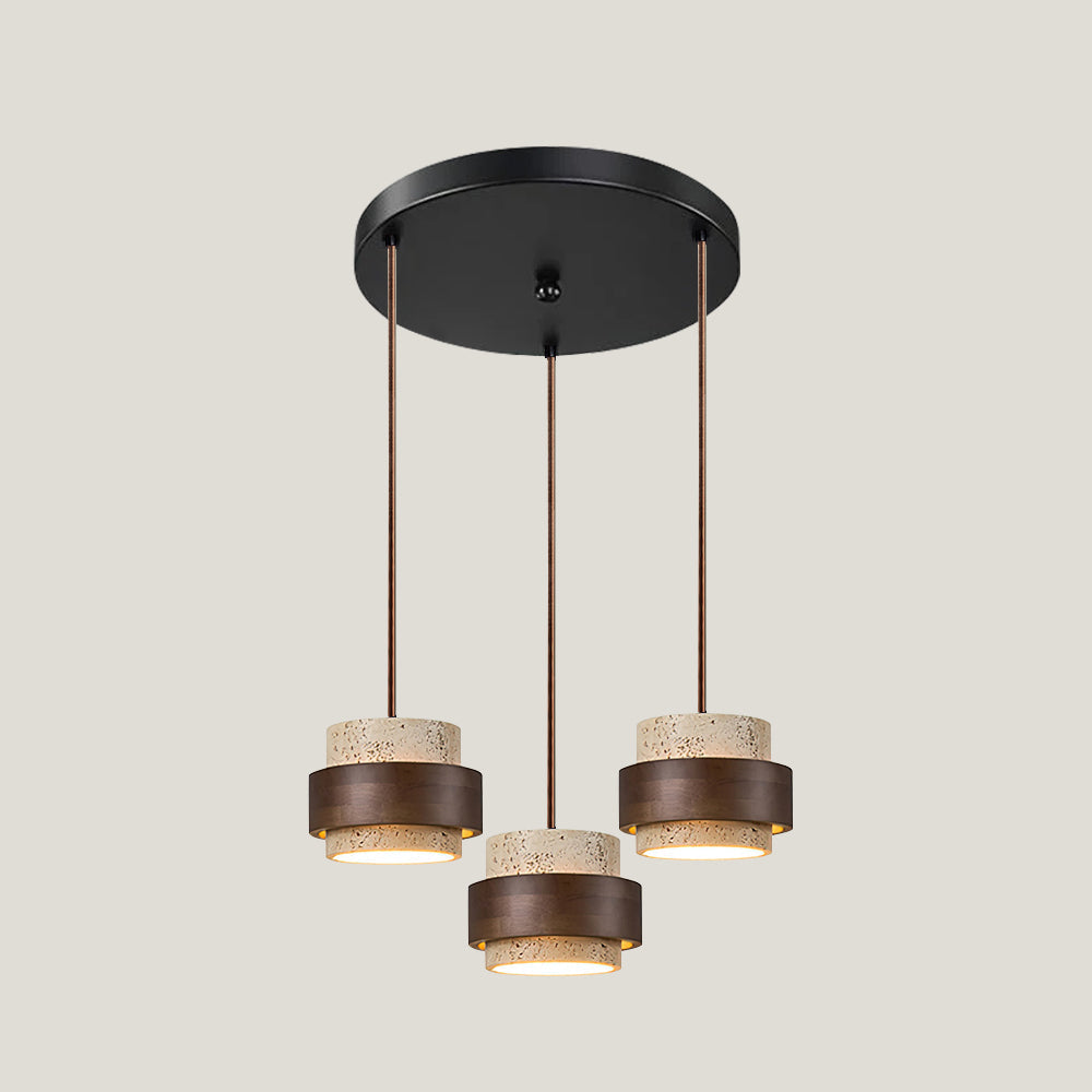 Wabi Sabi Style Stone Pendant Light