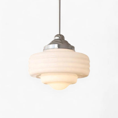 Elegant Warm 3000K Glass Iron Industrial Pendant Light Kitchen Island