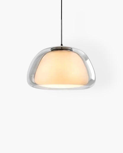 Elegant Adjustable Color Temperature Glass Dome Pendant Light Kitchen Dining