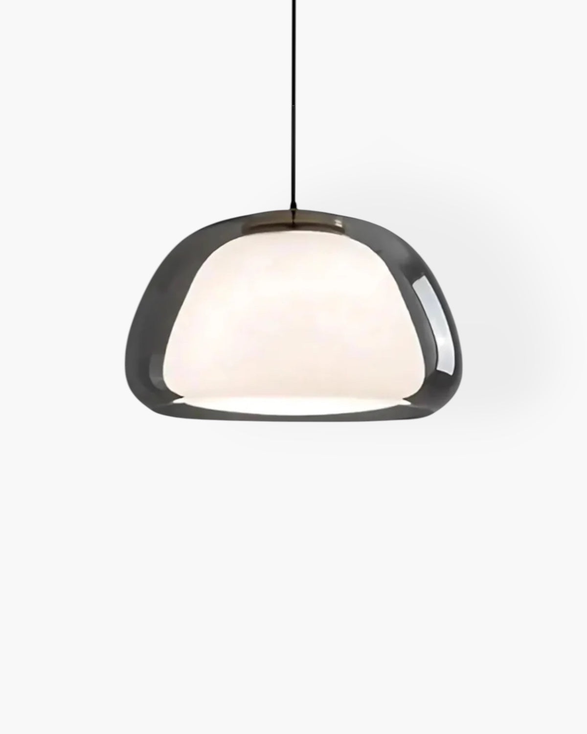 Elegant Adjustable Color Temperature Glass Dome Pendant Light Kitchen Dining