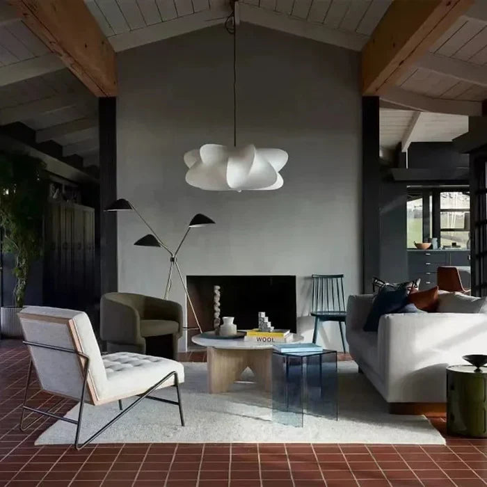 Japanese Wabi Sabi Silk Pendant Lamp