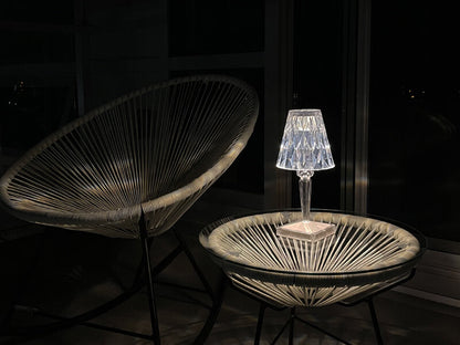 Crystal Table Lamp for Bedroom & Living Room - Ambient Light