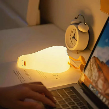Kids Night Light Bedside Table Lamp For Bedroom - Battery Operated Rechargeable LED - Animal Shape
