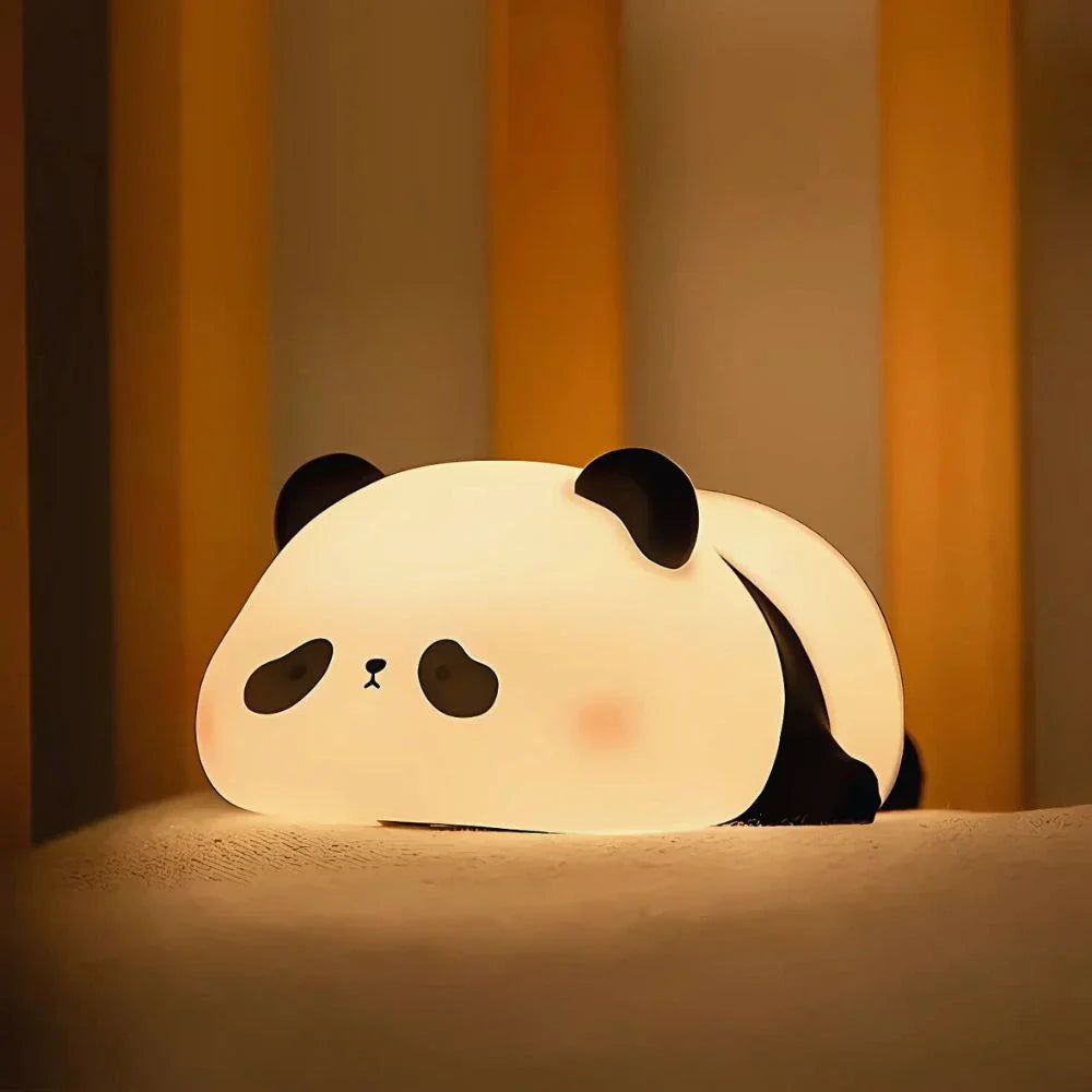 Kids Animal Night Light – Rechargeable Soft Silicone LED – Dimmable Timer Nursery