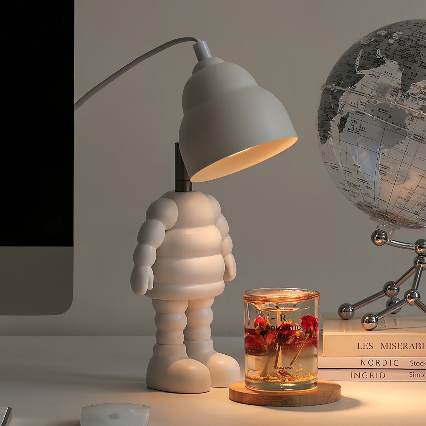 RoboGlow Candle Wax Warmer Lamp – Adjustable Heat, Flameless Candle Melter