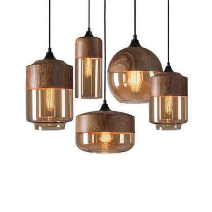 Elegant Contemporary Glass Kitchen Island Pendant Light