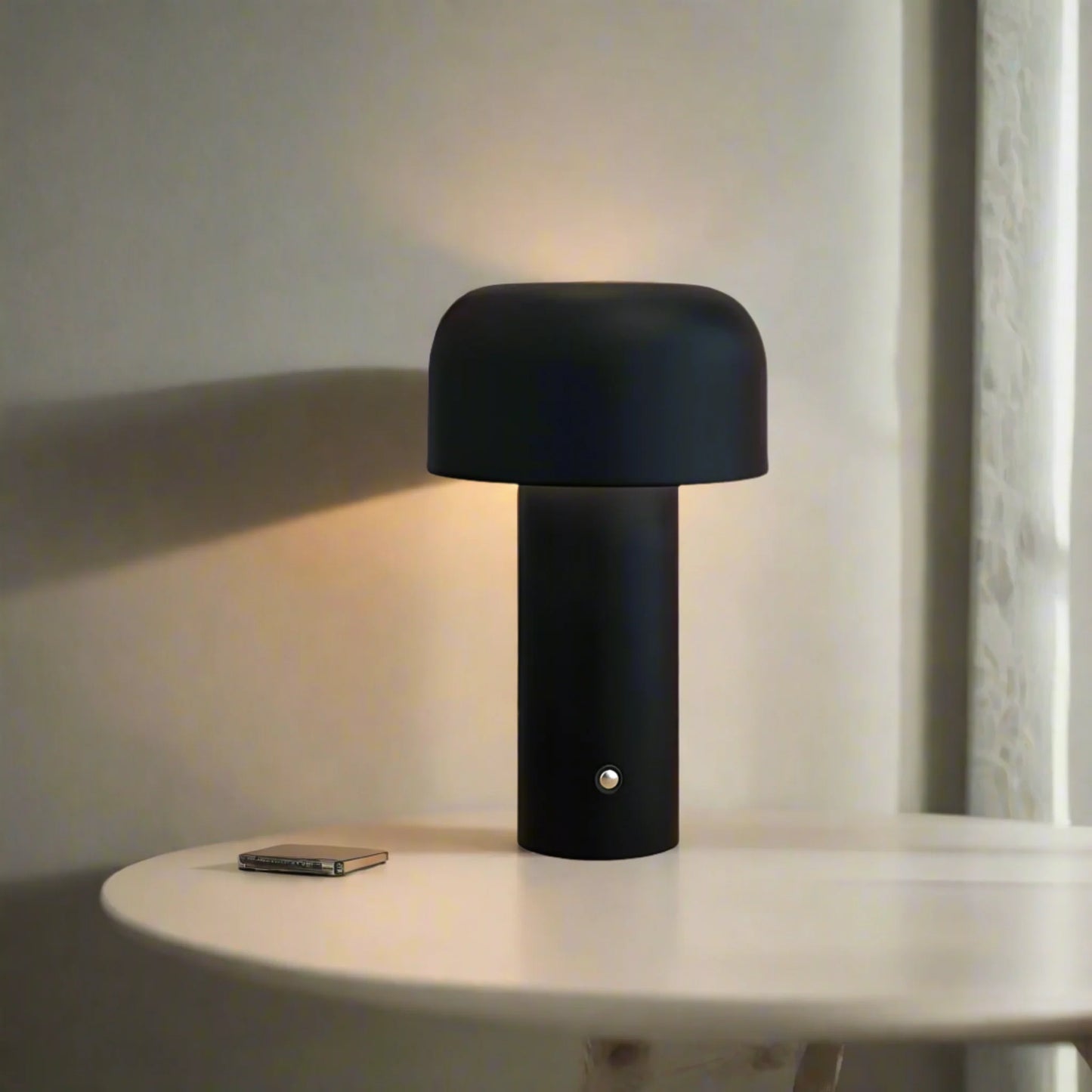 Mini Bedside Table Lamp - Modern Cordless Rechargeable - Touch Control