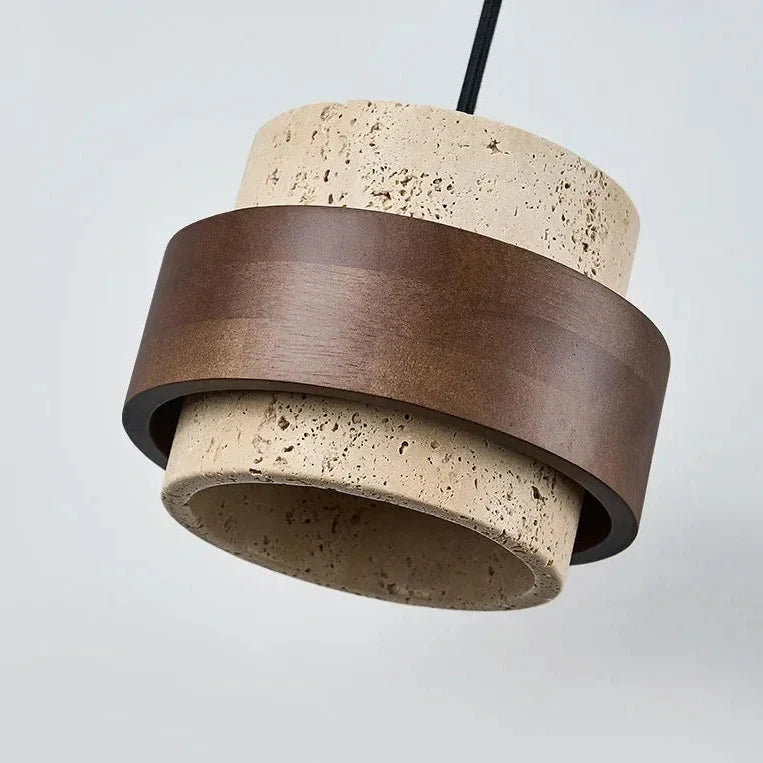 Wabi Sabi Style Stone Pendant Light