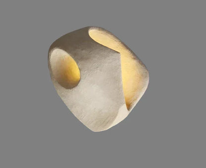 Contemporary Led Resin Sculptural Ambient Wall Sconce