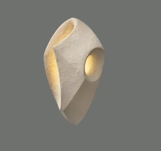 Contemporary Led Resin Sculptural Ambient Wall Sconce