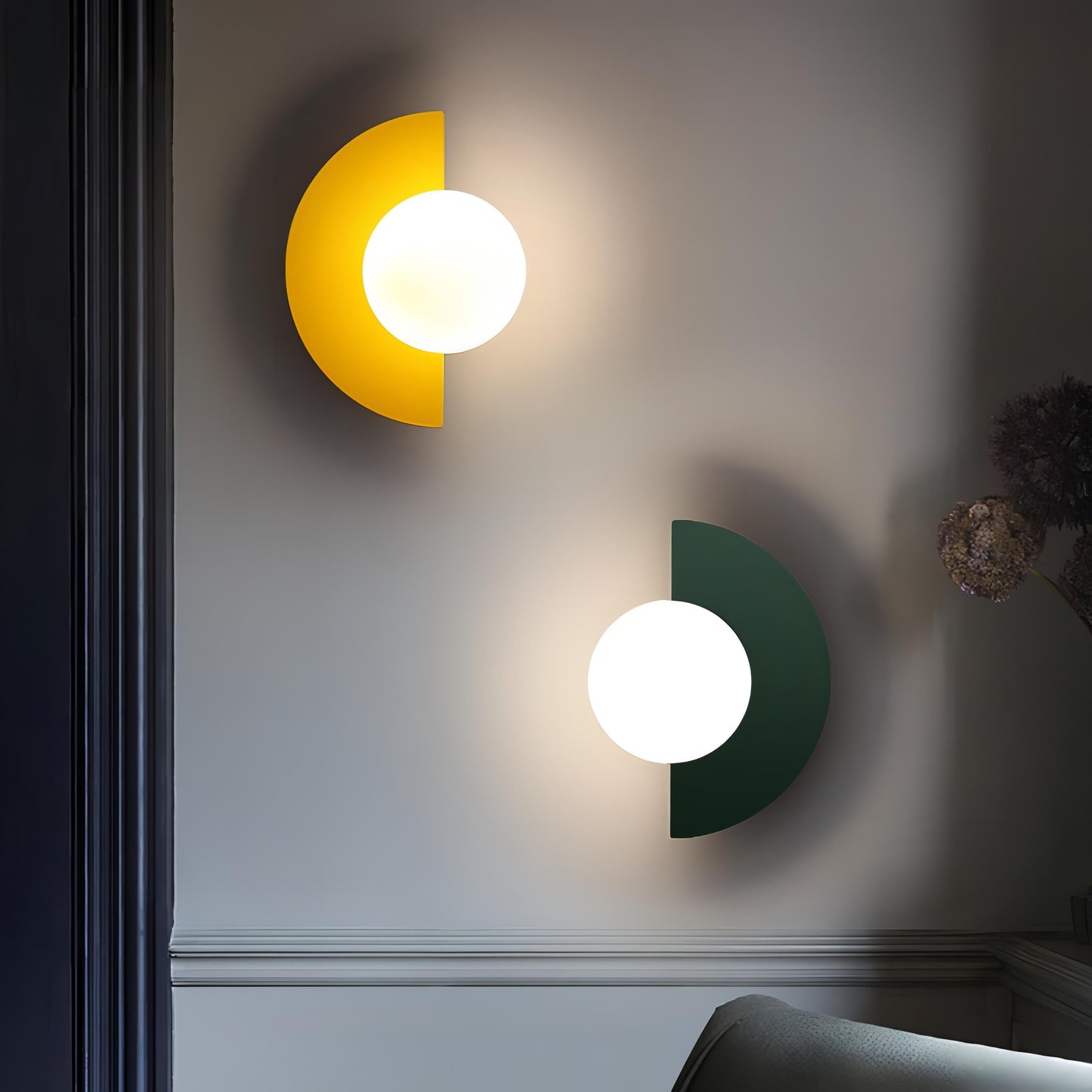 Nordic Semicircle Minimalist Wall Light