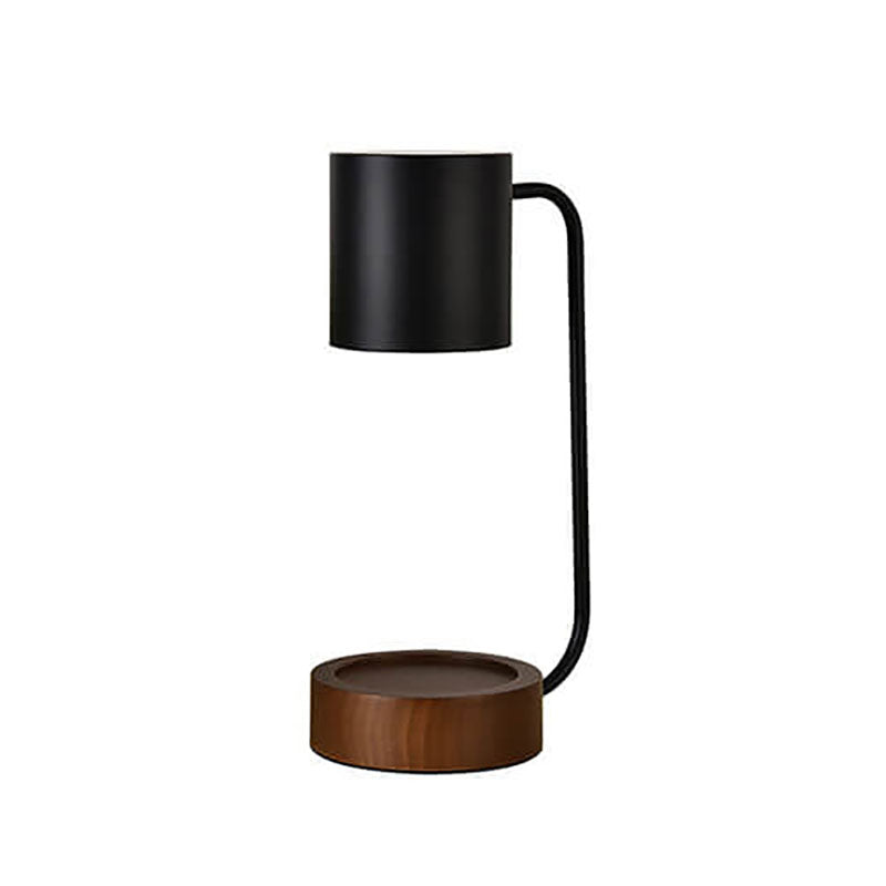 Japanese Wood Dimmable candle wax warmer lamp