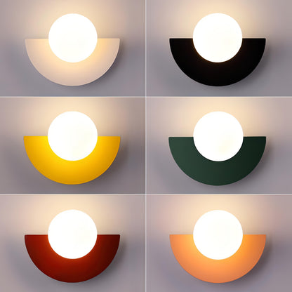 Nordic Semicircle Minimalist Wall Light