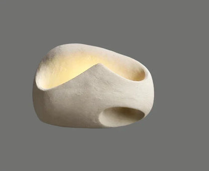 Contemporary Led Resin Sculptural Ambient Wall Sconce