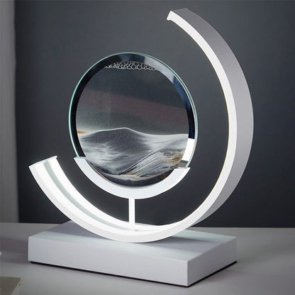 Sand Art Bedside Table Lamp - Ambient Light - Sandscape Design