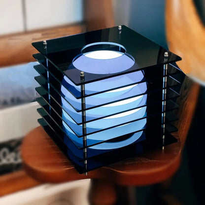 Portable RGB LED Cube Light for Bedroom & Living Room - Rechargeable - Wireless