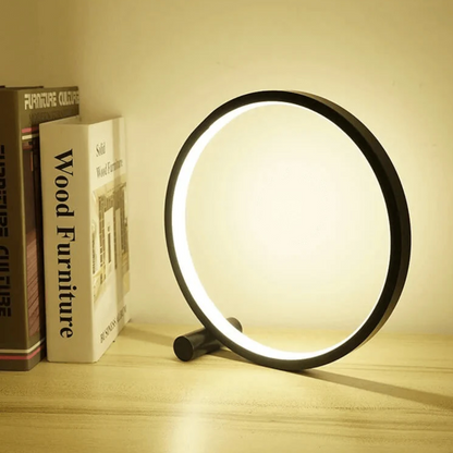 Touch Dimmable Bedside Table Lamp for Bedroom - Nightstand Reading Light - Black