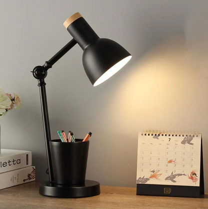 Modern Adjustable Bedside Table Lamp for Kids Bedroom - Desk Reading Light