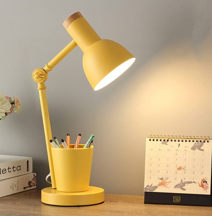 Modern Adjustable Bedside Table Lamp for Kids Bedroom - Desk Reading Light
