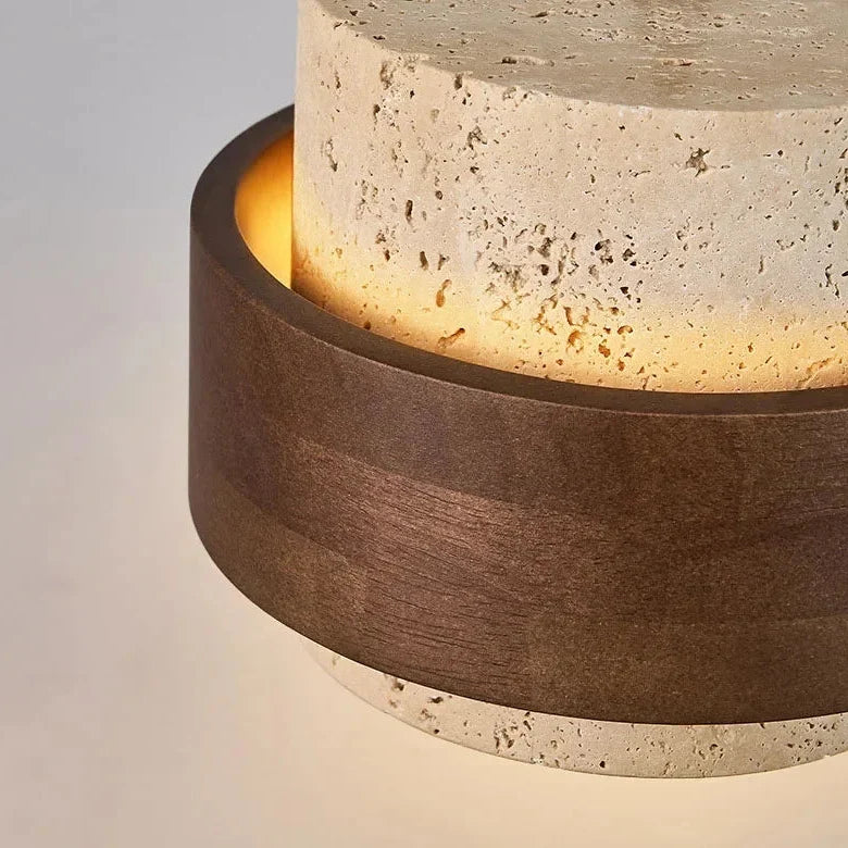 Wabi Sabi Style Stone Pendant Light