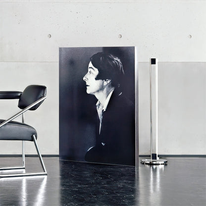 Modern Slim Chrome Metal LED Floor Lamp – Foot Switch – Living Room & Office