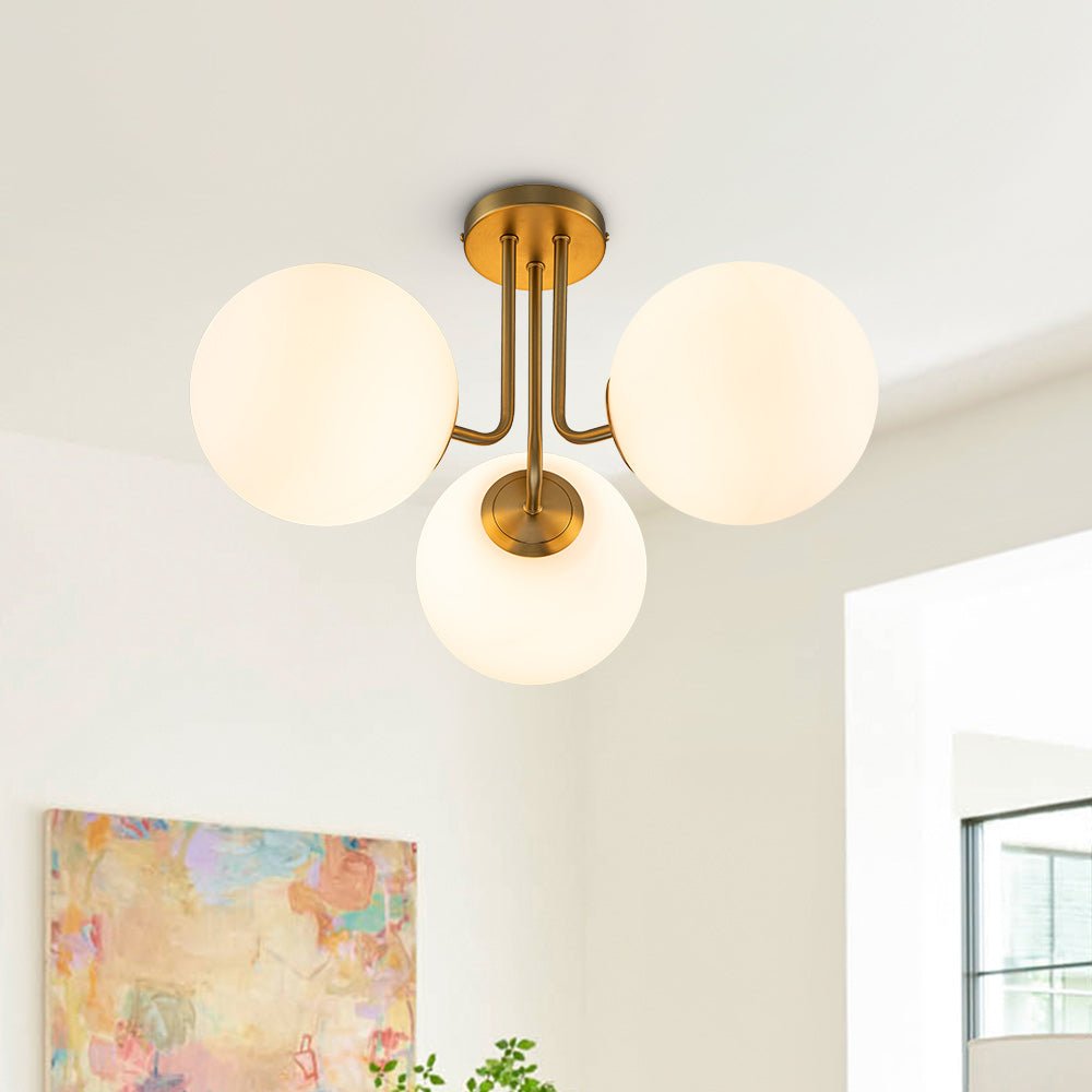 Mid Century Modern Minimalist Retro Living Room Ceiling Light