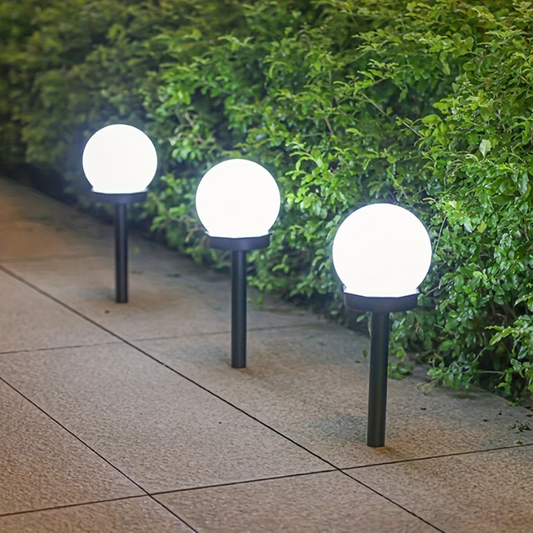 Spherical Solar Pathway Lights – Waterproof Outdoor Garden Lamps