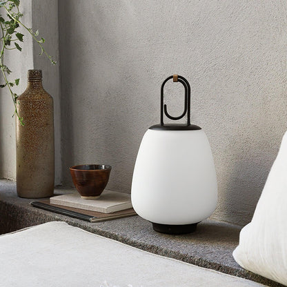 Portable LED Lantern Table Lamp – Cordless Rechargeable with Handle