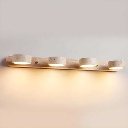 Modern Elegant Wood Natural Minimalist Indoor Wall Light