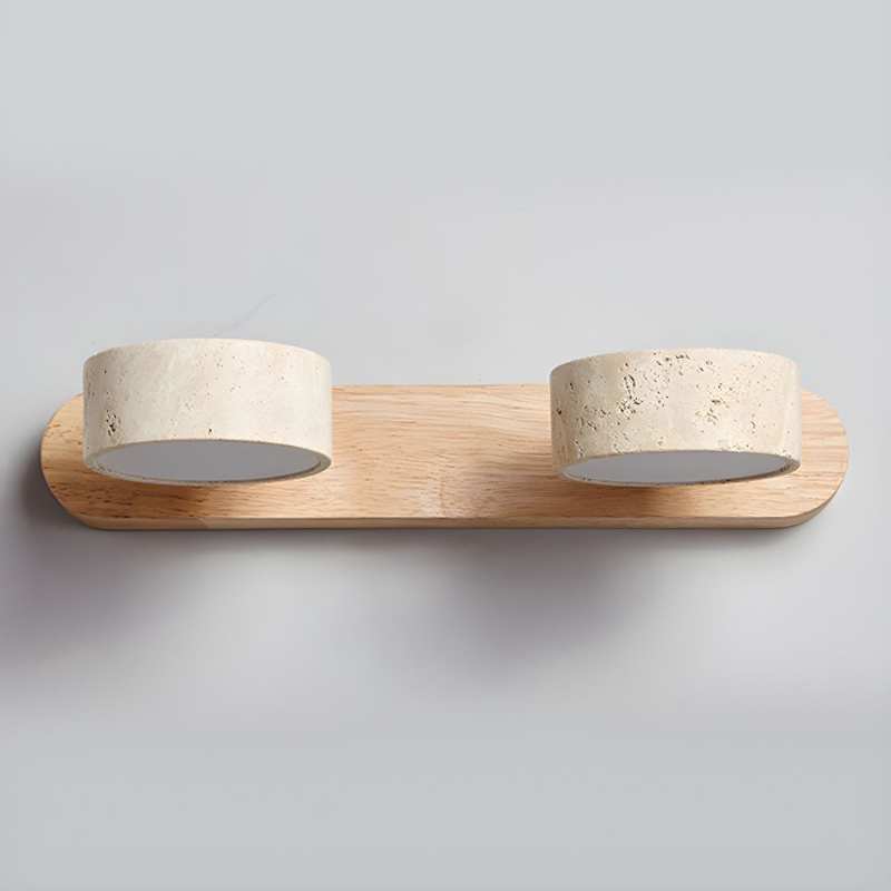 Modern Elegant Wood Natural Minimalist Indoor Wall Light