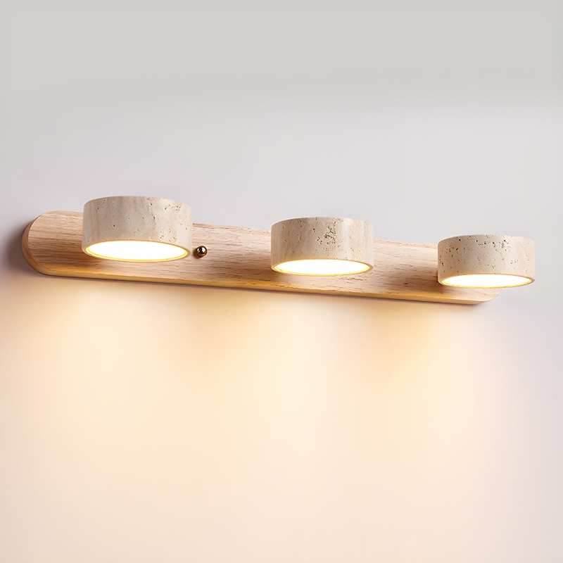 Modern Elegant Wood Natural Minimalist Indoor Wall Light