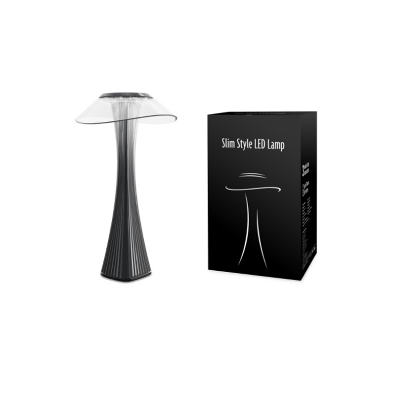 Amber Glass Table Lamp For Bedroom & Living Room