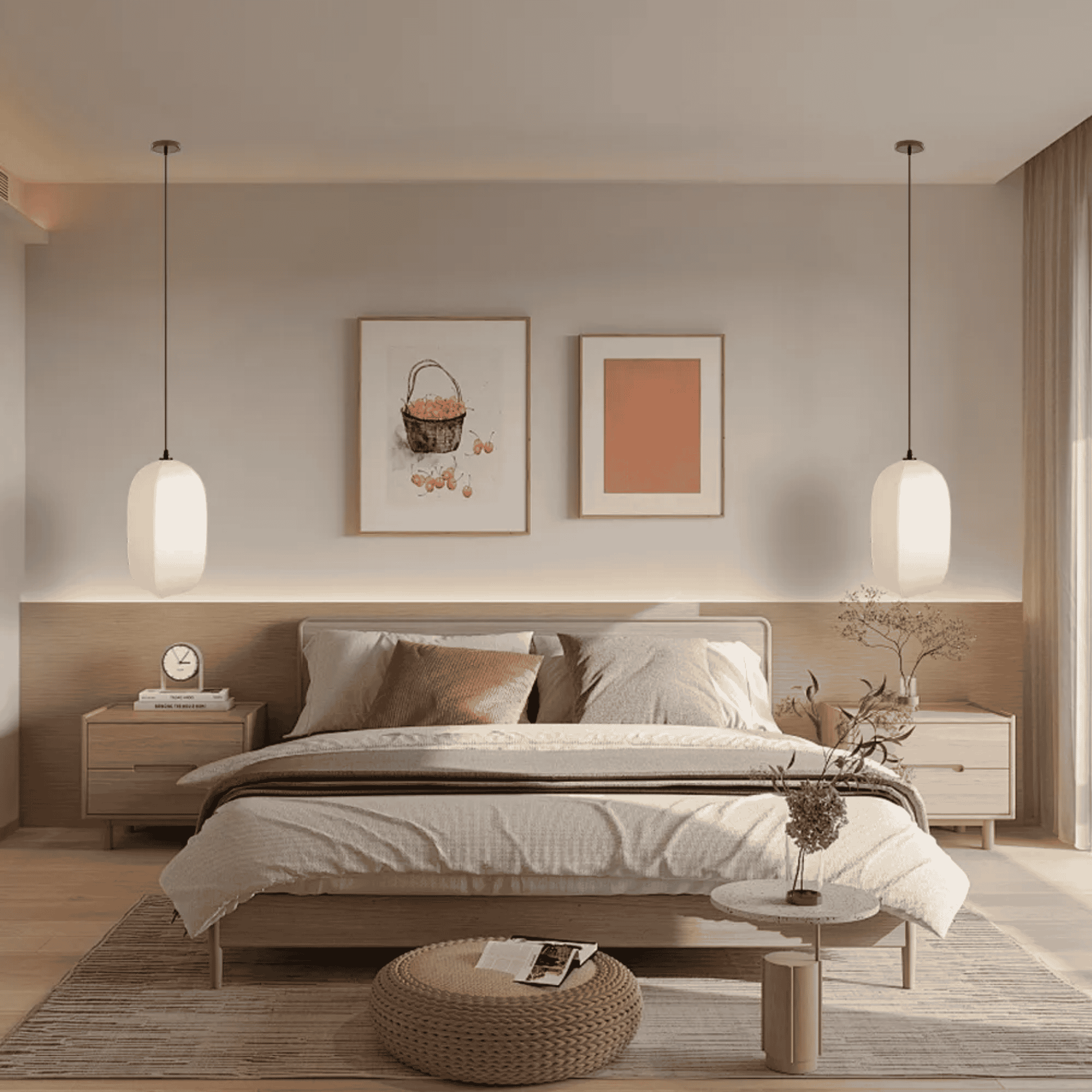 Wabi Sabi Silk LED Pendant Light